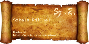 Szkala Ráhel névjegykártya